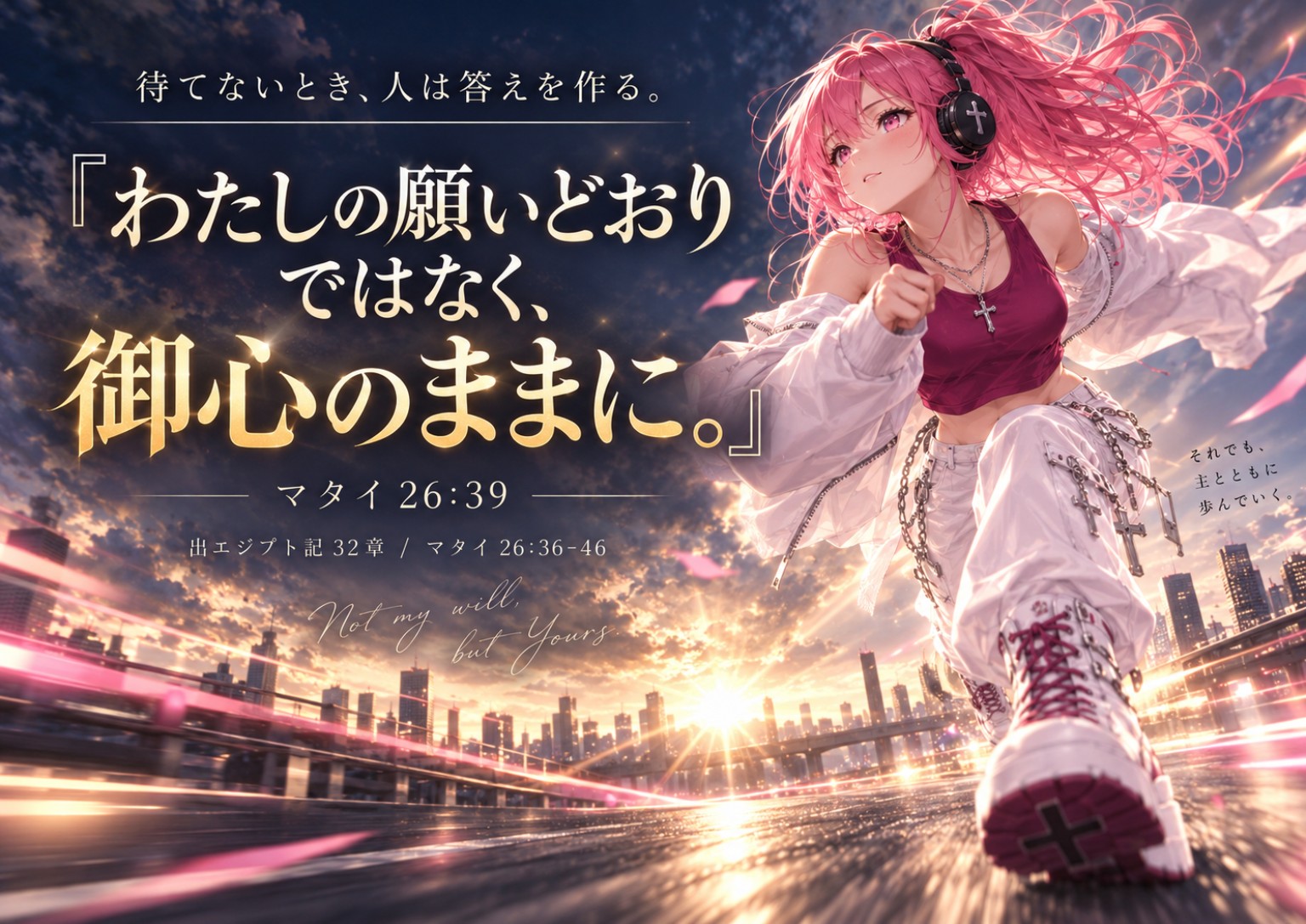 朝Message「待てないとき、人は答えを作る。」の見出し画像